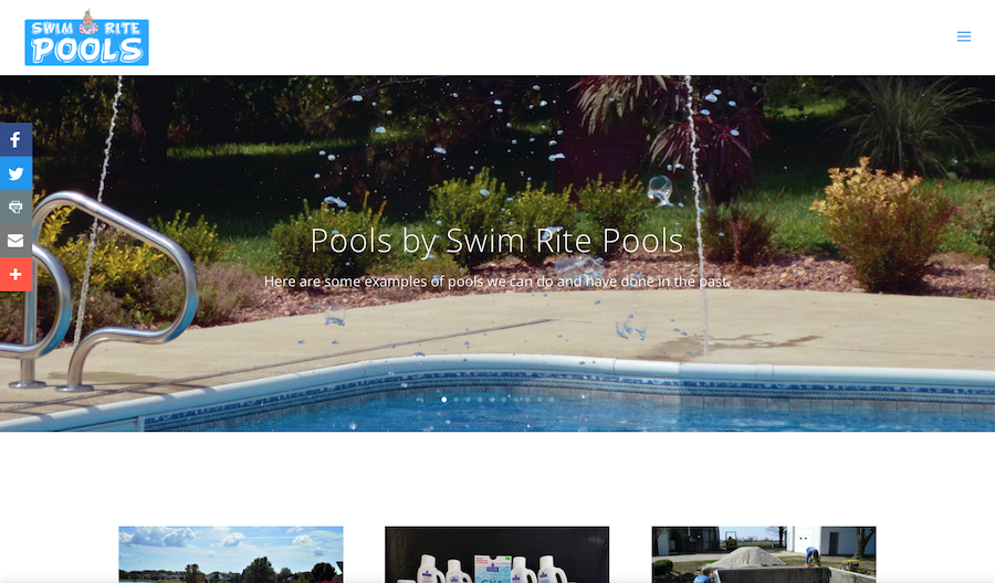 Swim Rite Pools Website