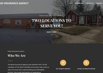 Bond Insurance Agency Website