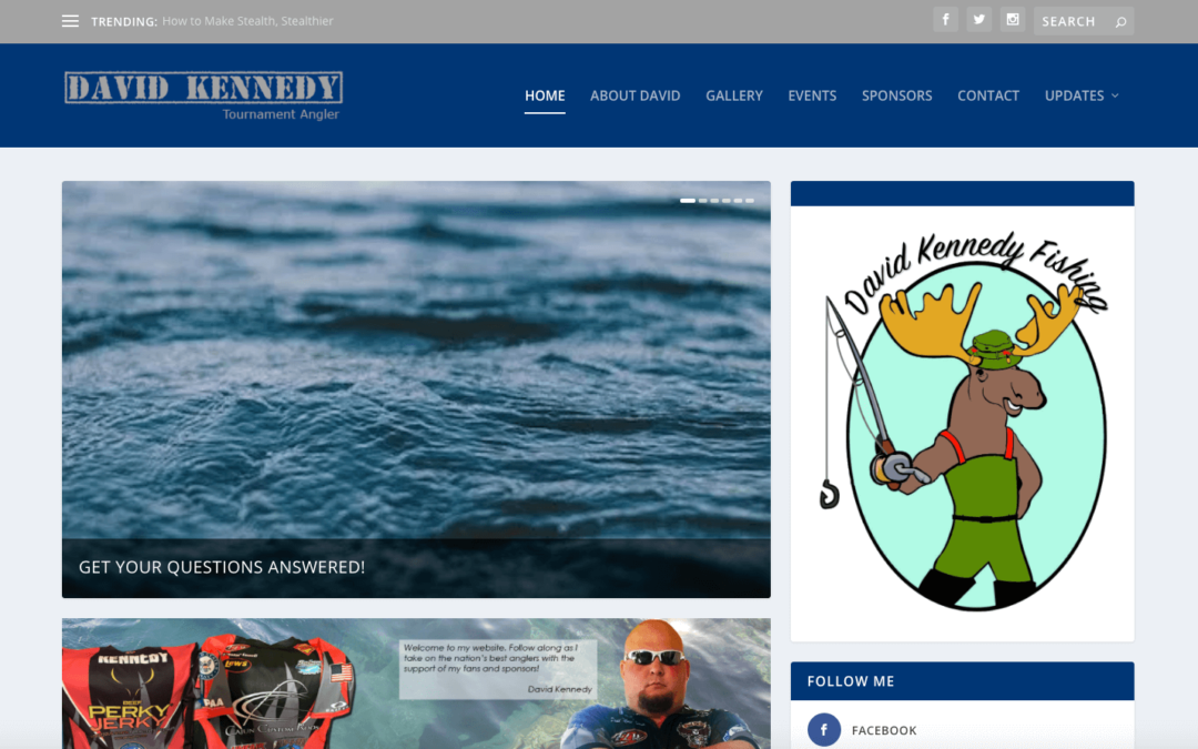 David Kennedy Fishing Website
