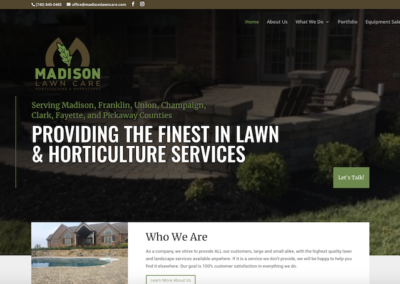 Madison Lawn Care Website