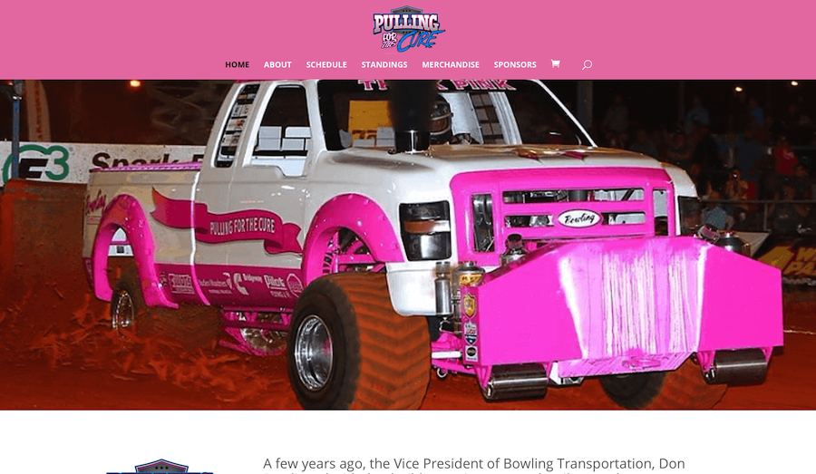 Pulling for the Cure Website