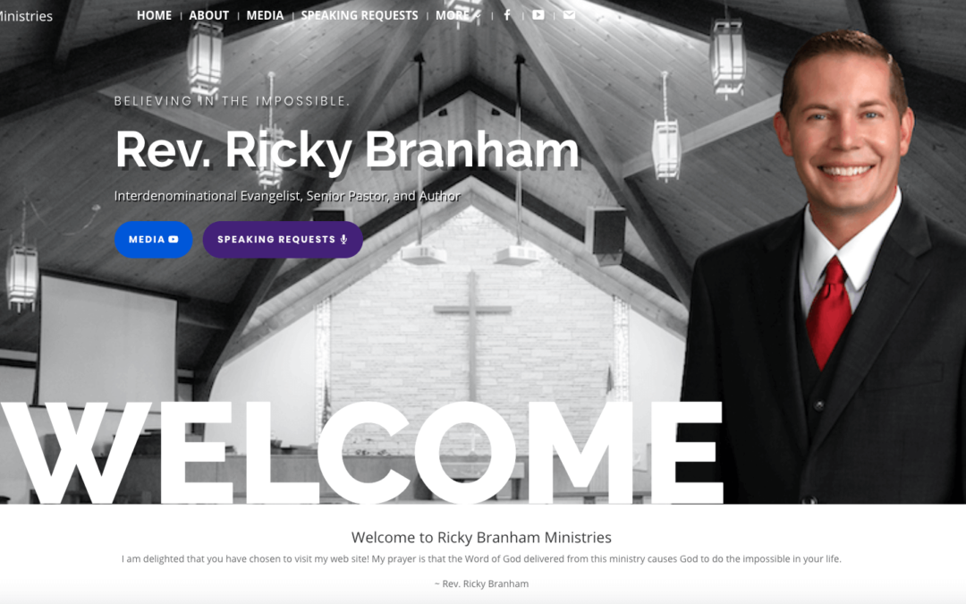 Ricky Branham Ministries Website