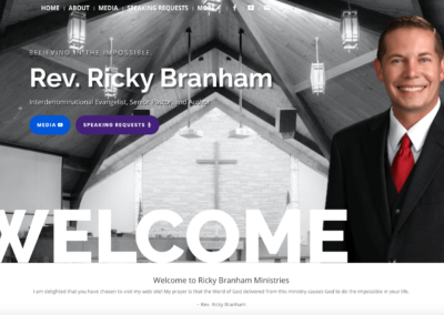 Ricky Branham Ministries Website