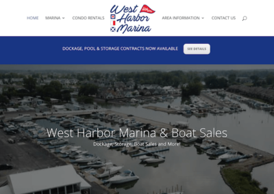 West Harbor Marina Website