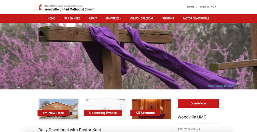 Woodville United Methodist Website